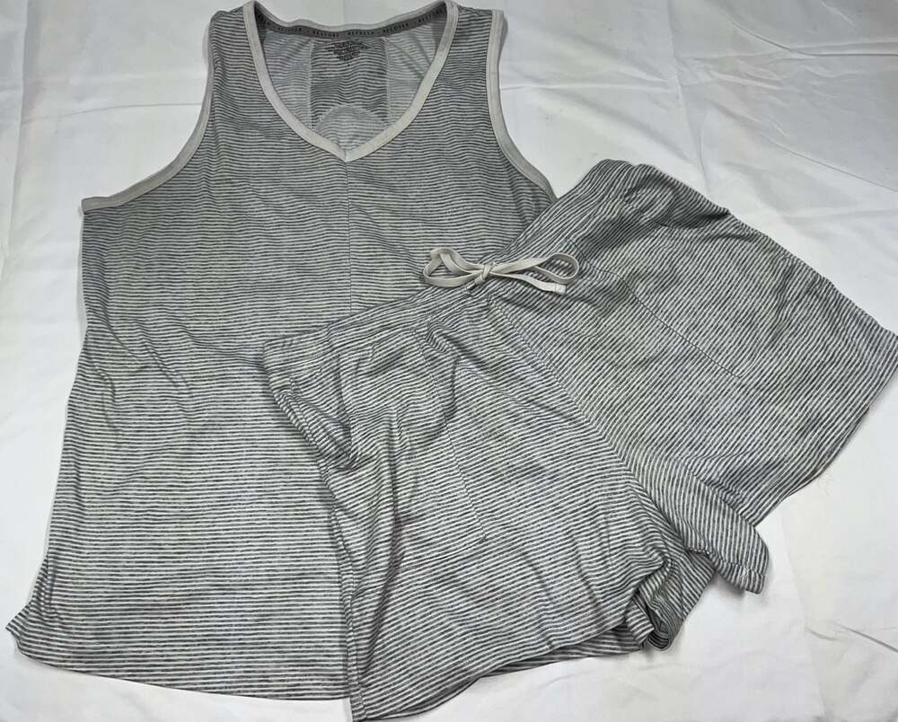 Cuddl Duds 2 Piece Pajama Set L